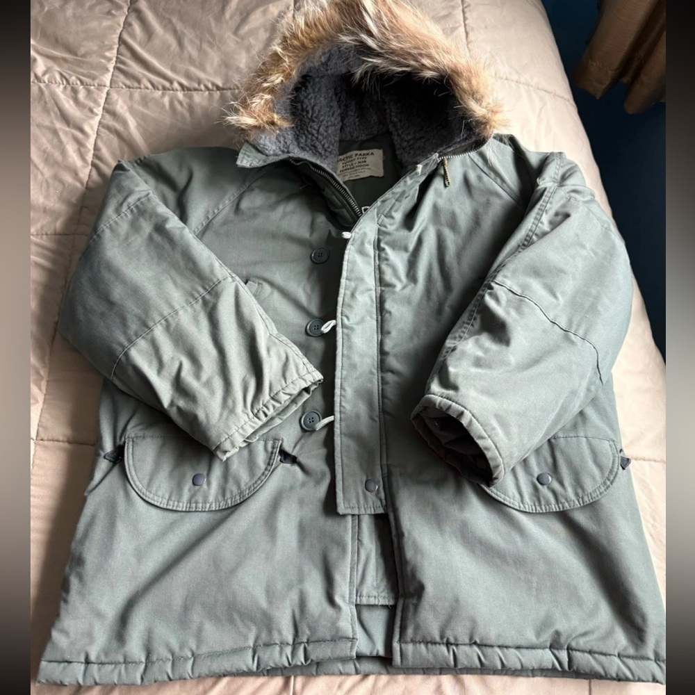Arctic parka Flight Type US Airforce aviator  Military Size XL, Style N3B